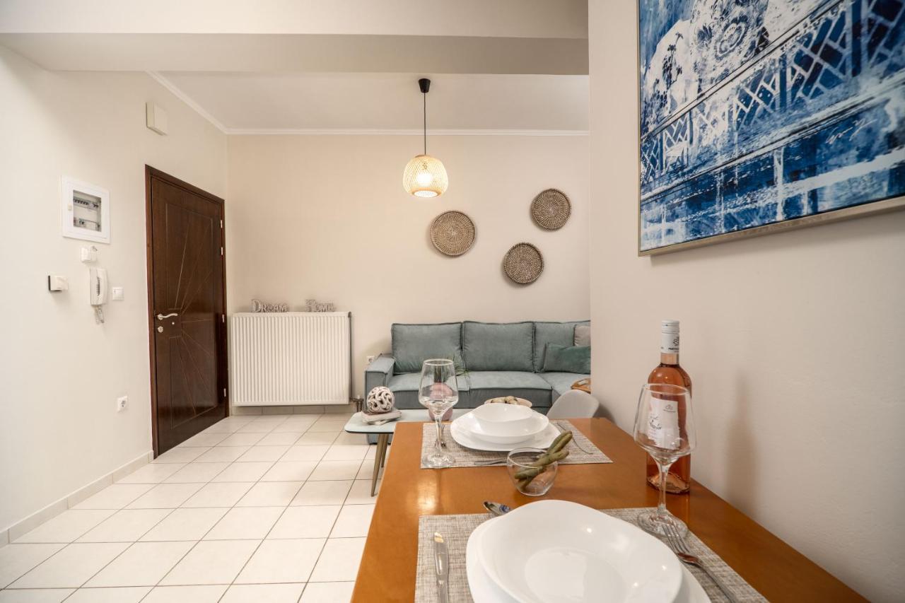 Leilighet Ammoutsiani Cozy Close To The Beach